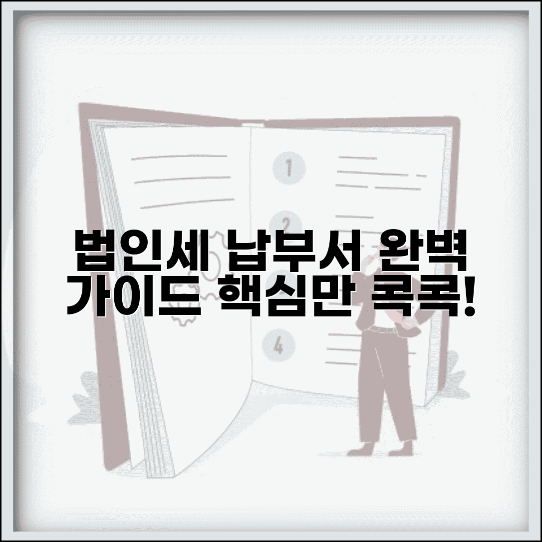 법인세납부서 작성법 | 법인세 납부서 양식과 작성 방법