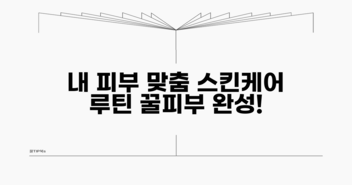 내 피부 맞춤 스킨케어 단계