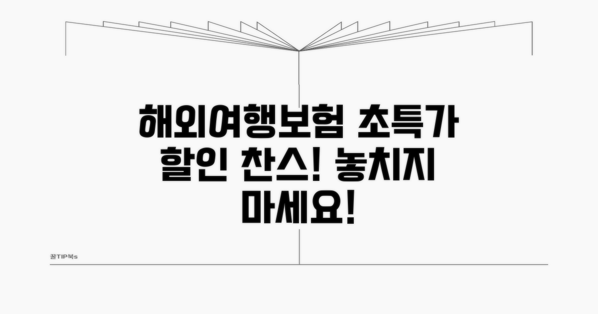 해외여행보험, 가입비 할인 찬스 잡기
