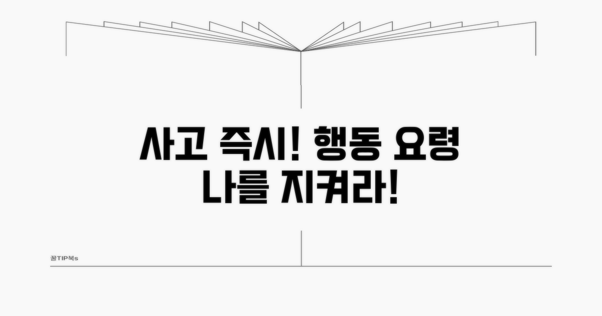 사고 즉시 행동 요령