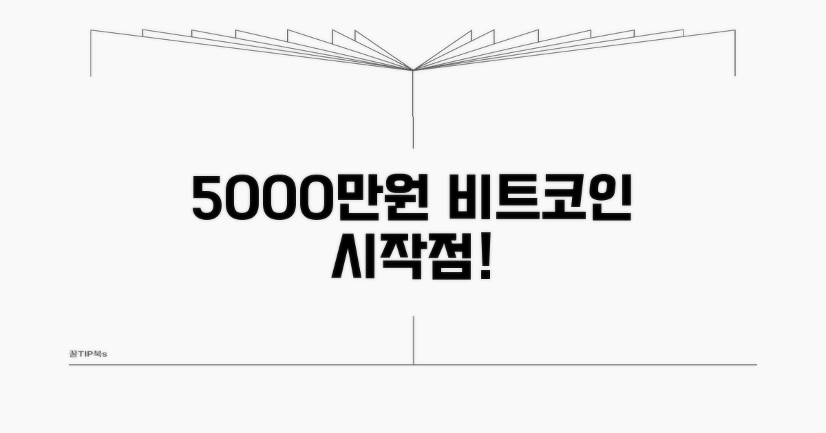 5000만원 투자, 비트코인 시작점
