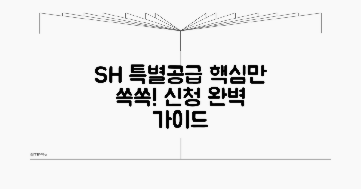 SH 장기전세 특별공급 신청 방법