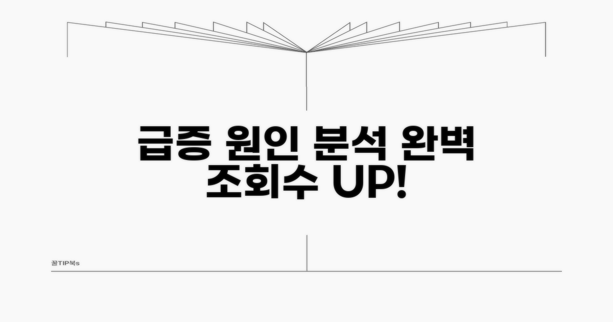 조회수 급증 원인 분석법