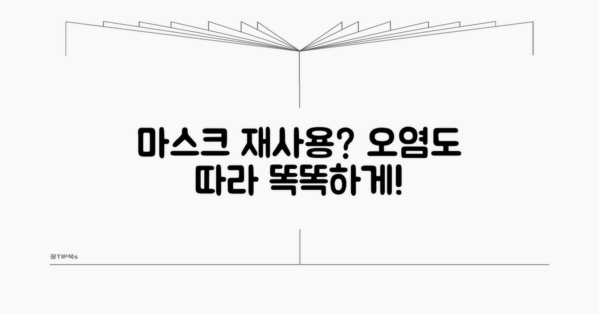 오염도별 마스크 재사용 가이드