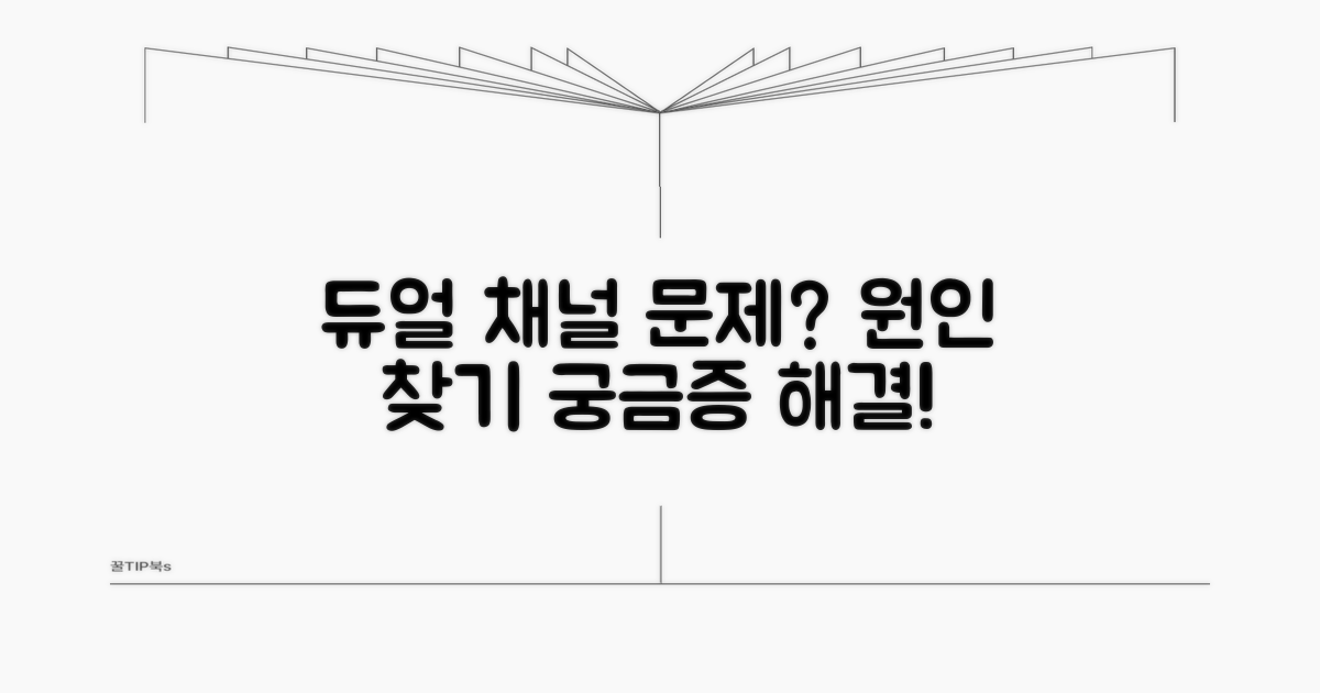 듀얼 채널 왜 안될까? 원인 찾기