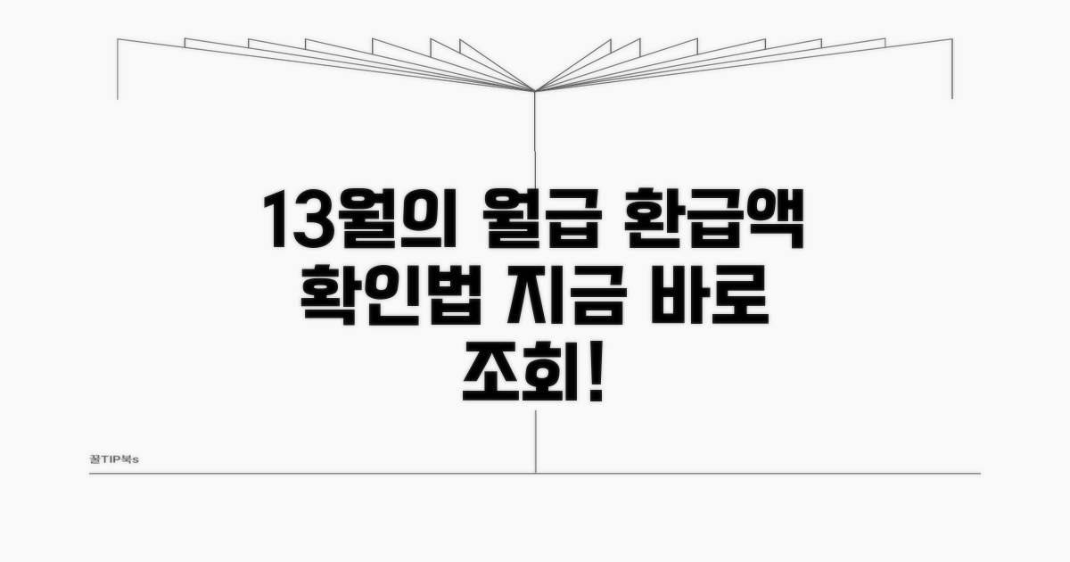 13월의 월급, 예상 환급액 확인법