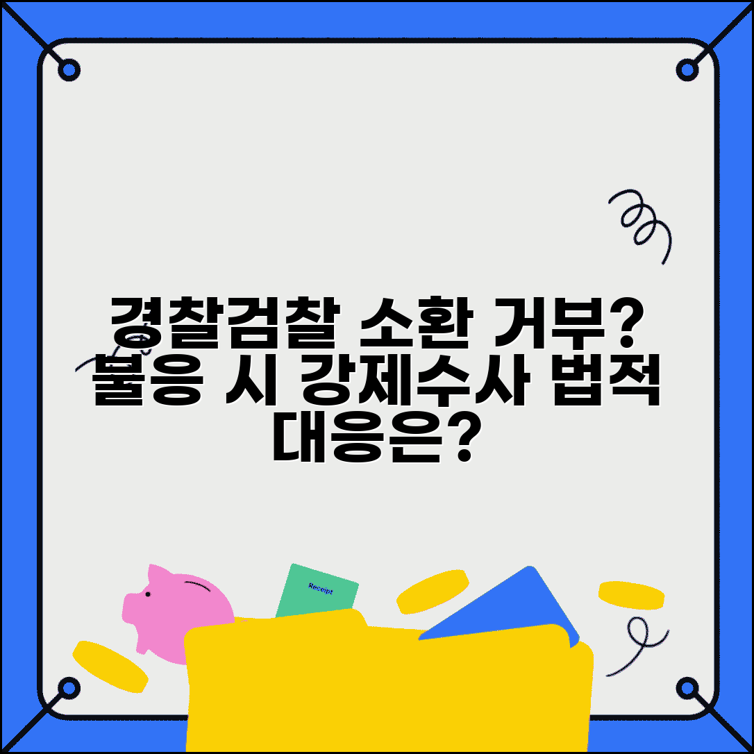 수사기관 소환 거부 | 경찰 검찰 출석요구서 불응시 강제수사 가능성