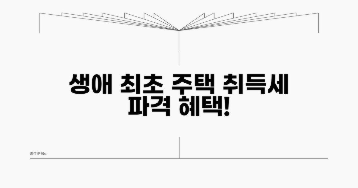 생애 최초 주택 취득세 혜택