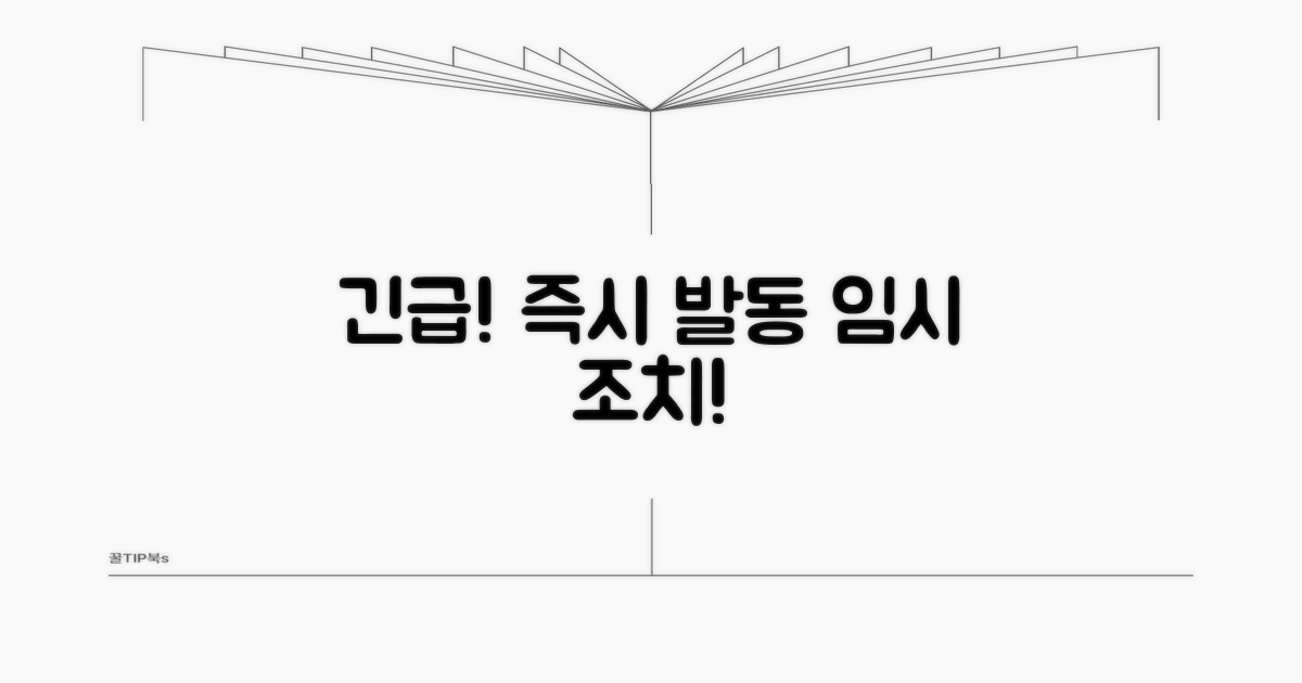 긴급임시조치, 즉시 발동!