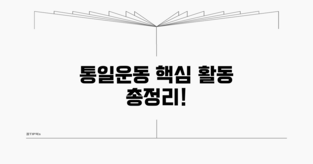 통일운동본부 주요 활동 소개