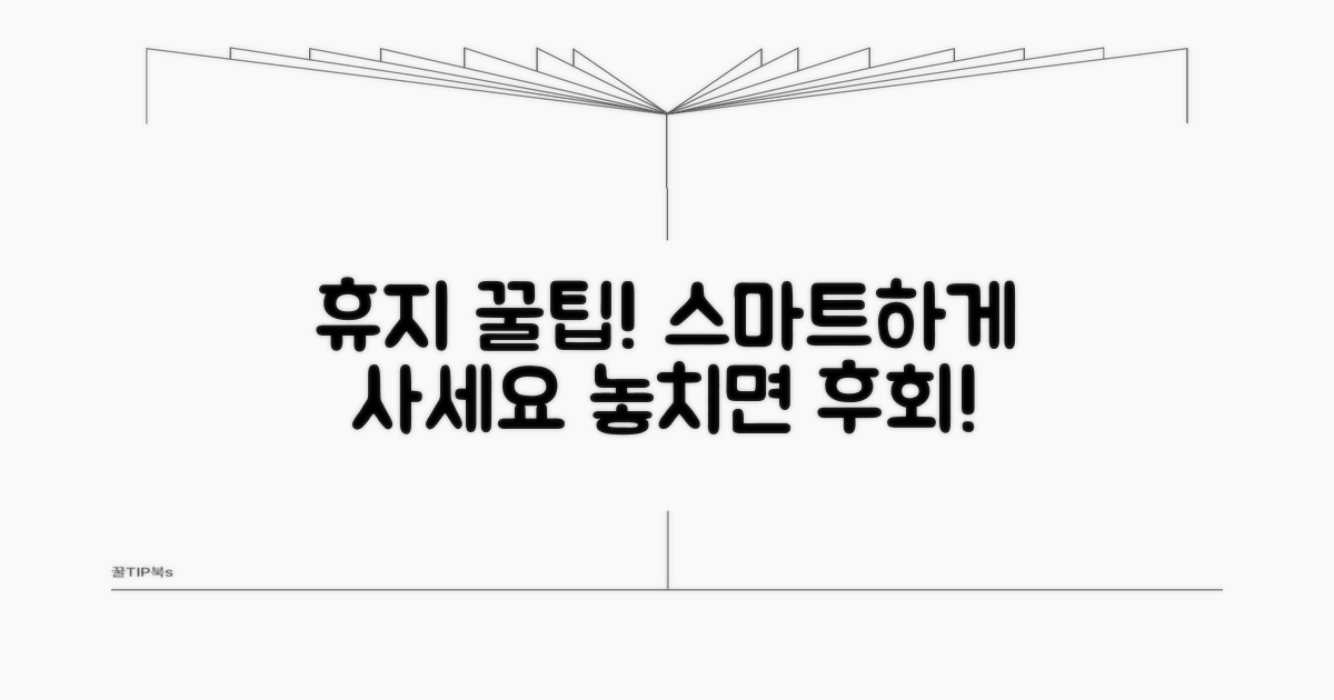 스마트하게 휴지 구매하는 꿀팁