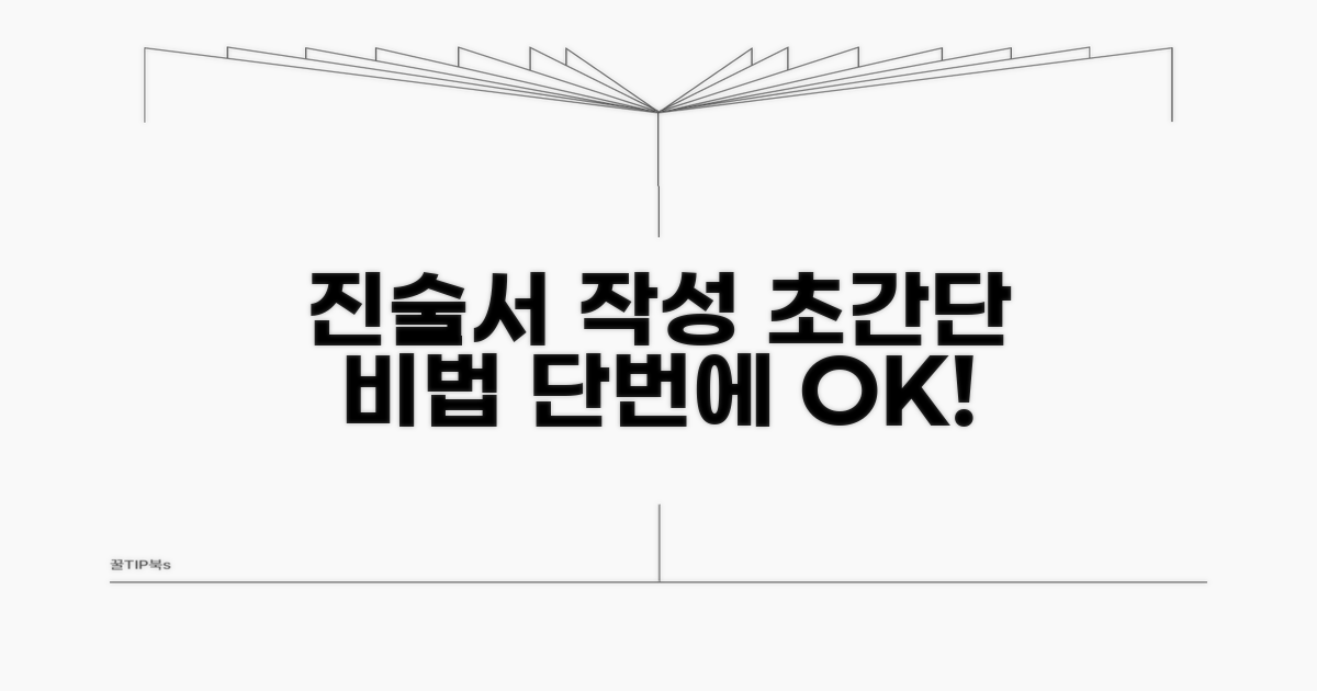 진술서 쉽게 쓰는 비법 공개