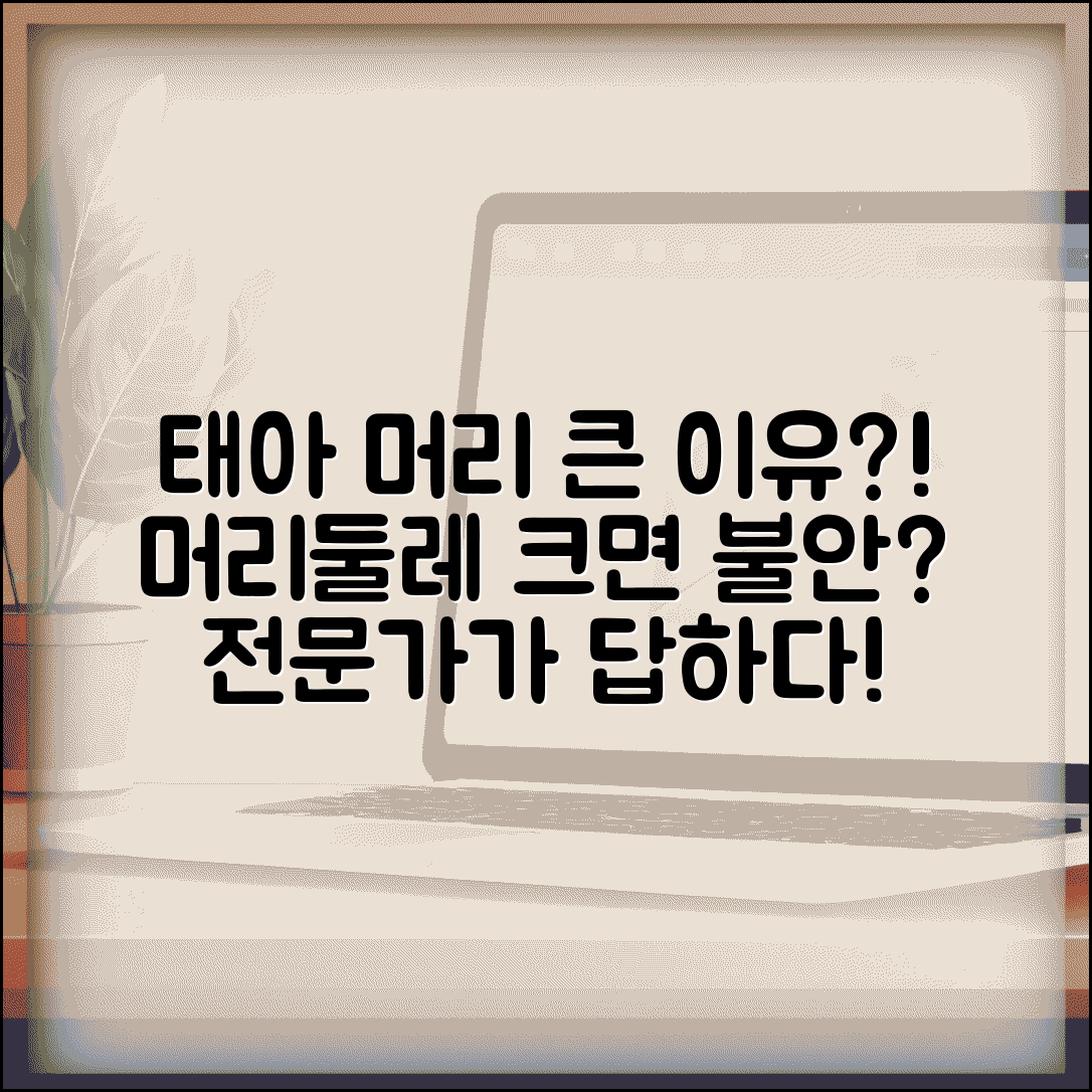 태아 머리 큰 이유 | 태아 머리둘레 크다
