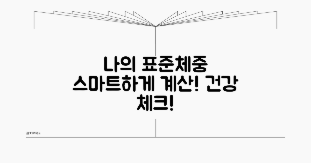 나의 표준체중, 스마트하게 계산하기