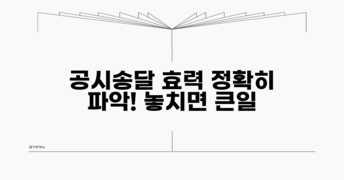 공시송달 효력, 정확히 파악하기