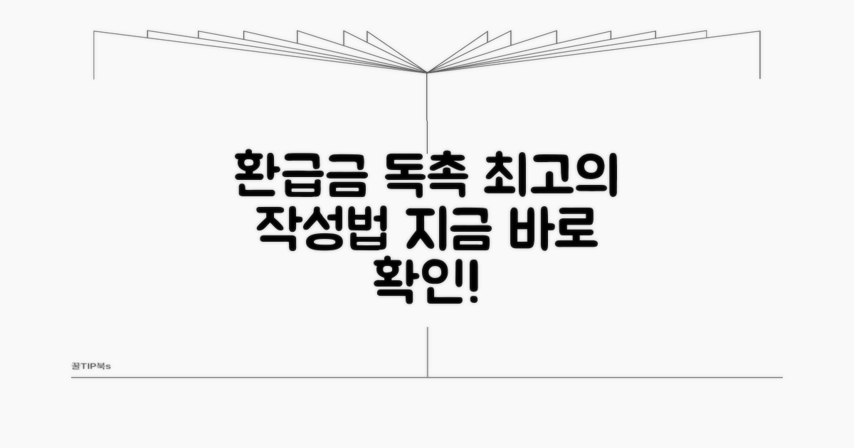 회사에 보내는 환급금 독촉장 작성법