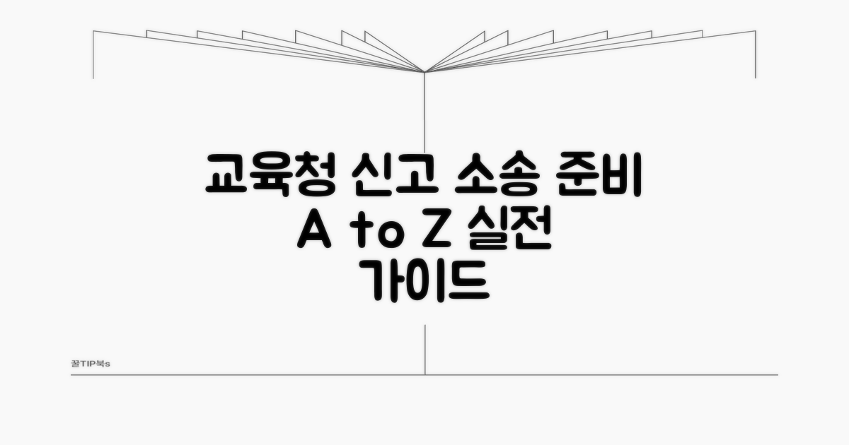 교육청 신고 및 소송 준비 방법