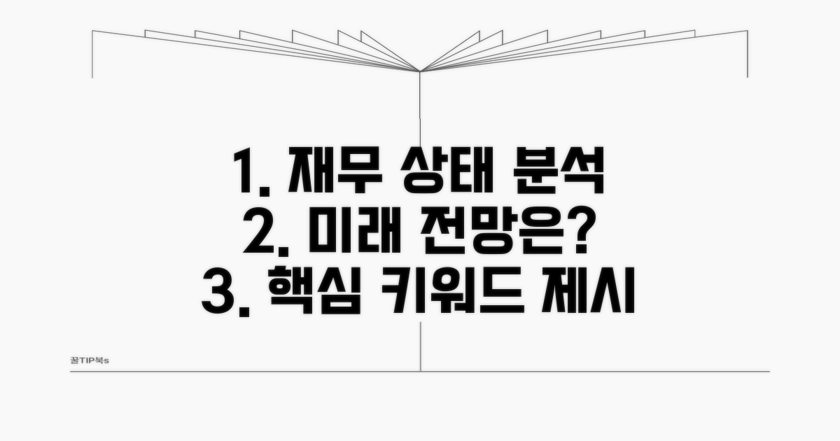 재무 상태와 향후 전망은?