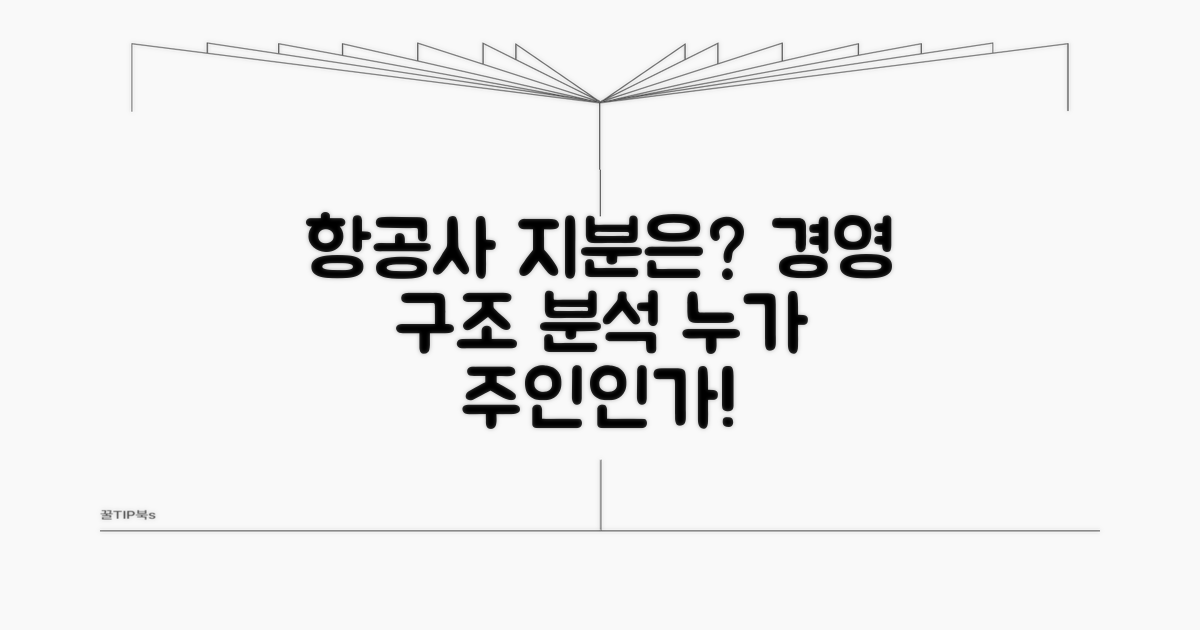 항공사 지분 현황과 경영 구조