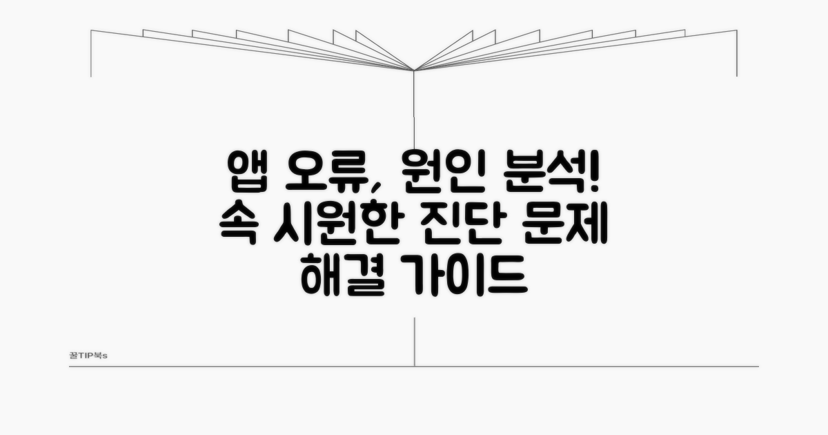 앱 오류 원인 상세 분석