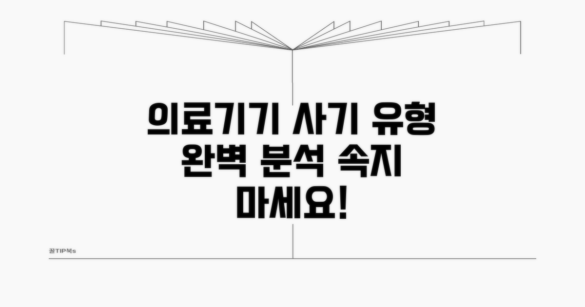 의료기기 사기 유형 완벽 분석
