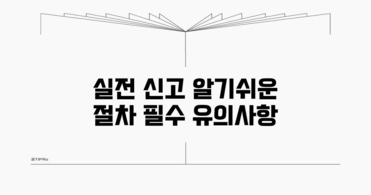 실전 신고 절차와 유의사항