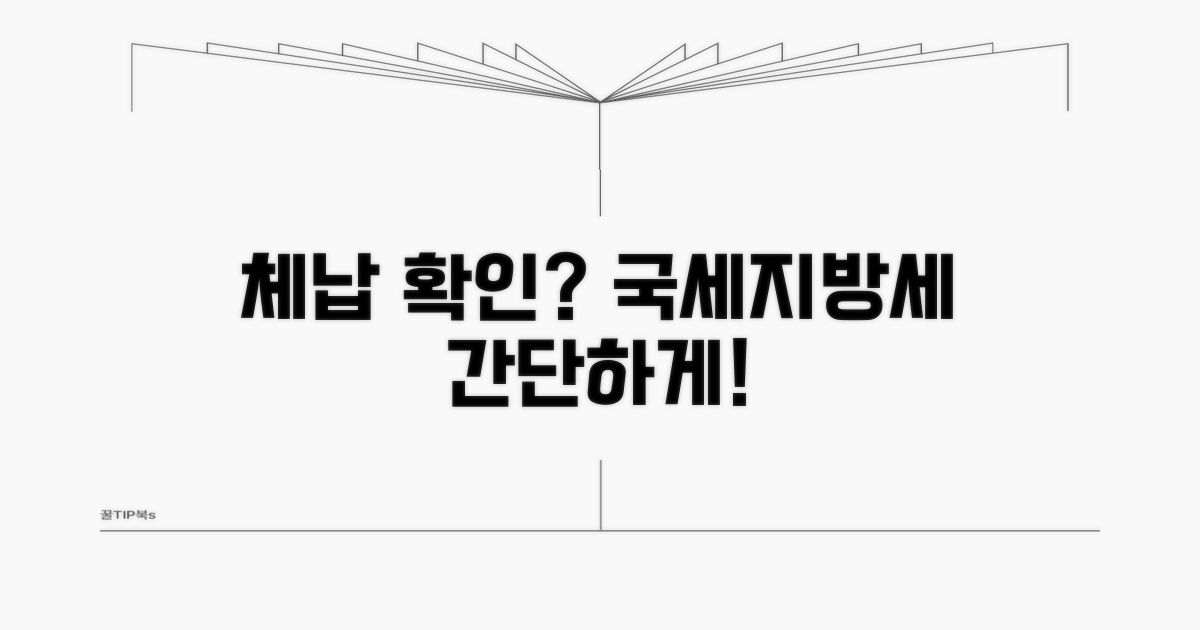 국세 지방세 체납 확인 방법