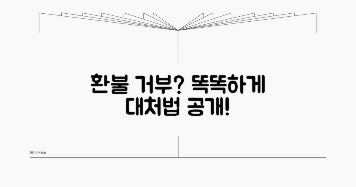 환불 거부 시 대처법과 팁