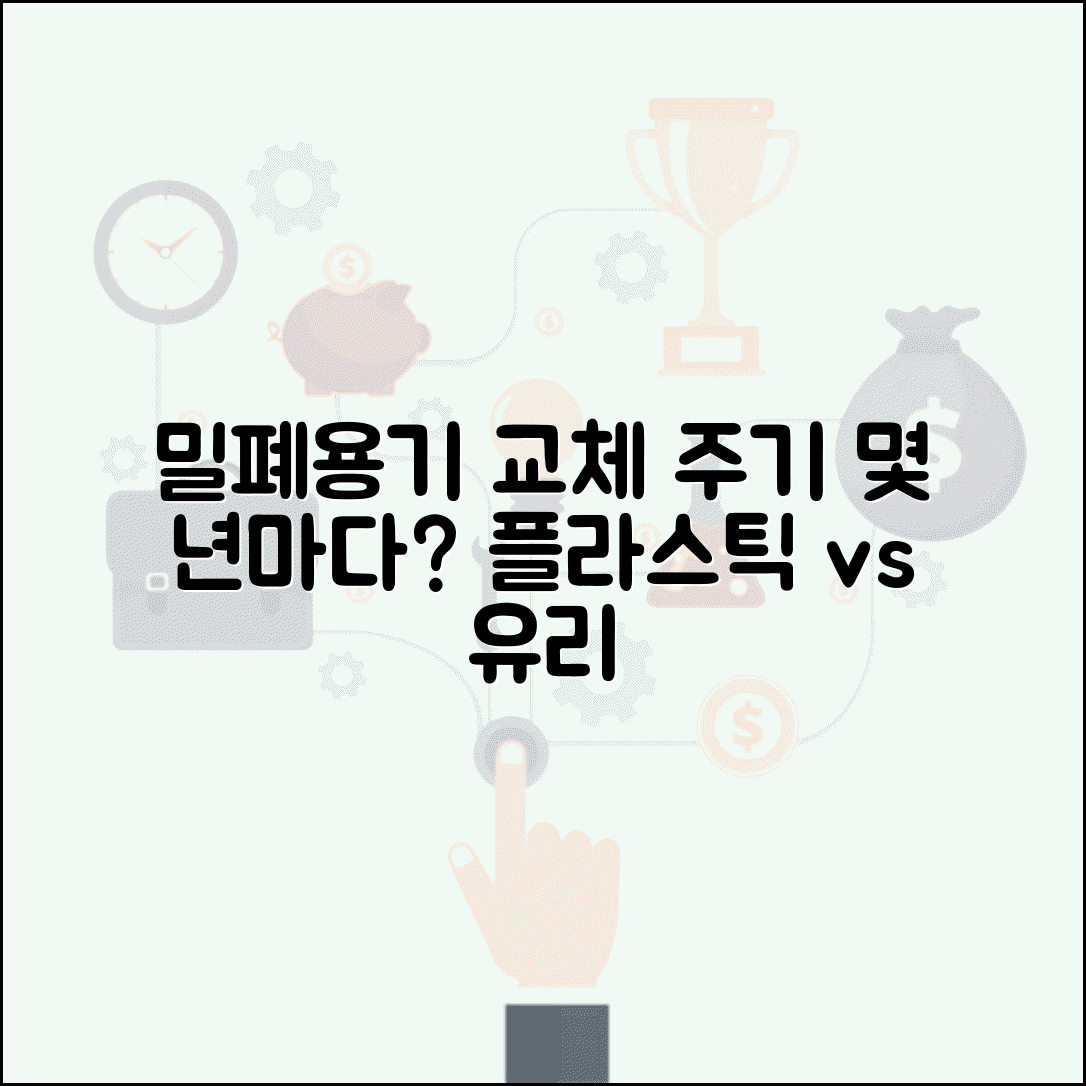 밀폐용기 교체 주기 몇 년마다 | 플라스틱, 유리 용기 교체 시기 및 관리법