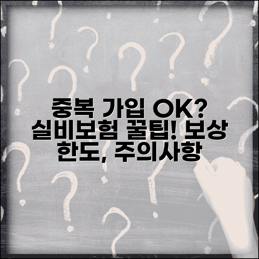 실비보험 여러 개 가입 시 중복 보상되나요? | 중복 가입, 보상 한도, 주의사항 총정리