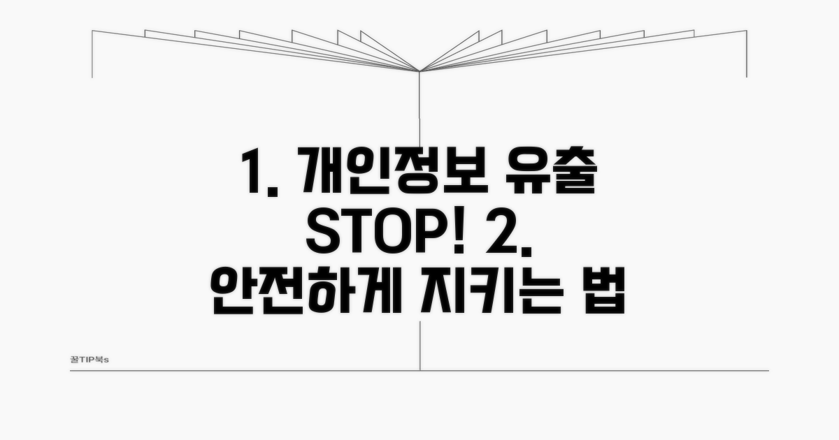 개인정보 유출 막는 방법
