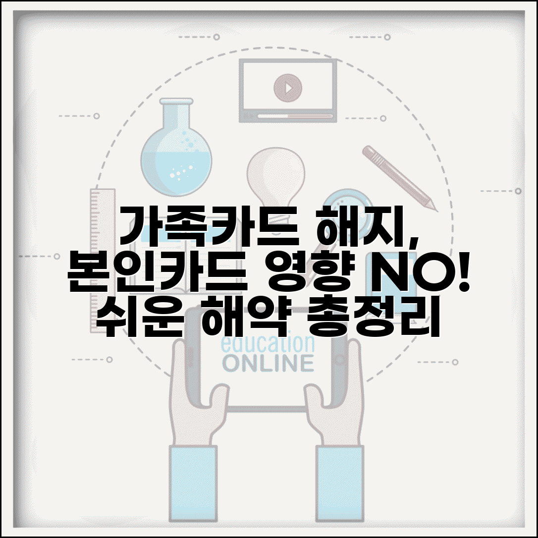 가족카드 해지 방법 | 추가카드 해약 본인카드 영향 여부 총정리