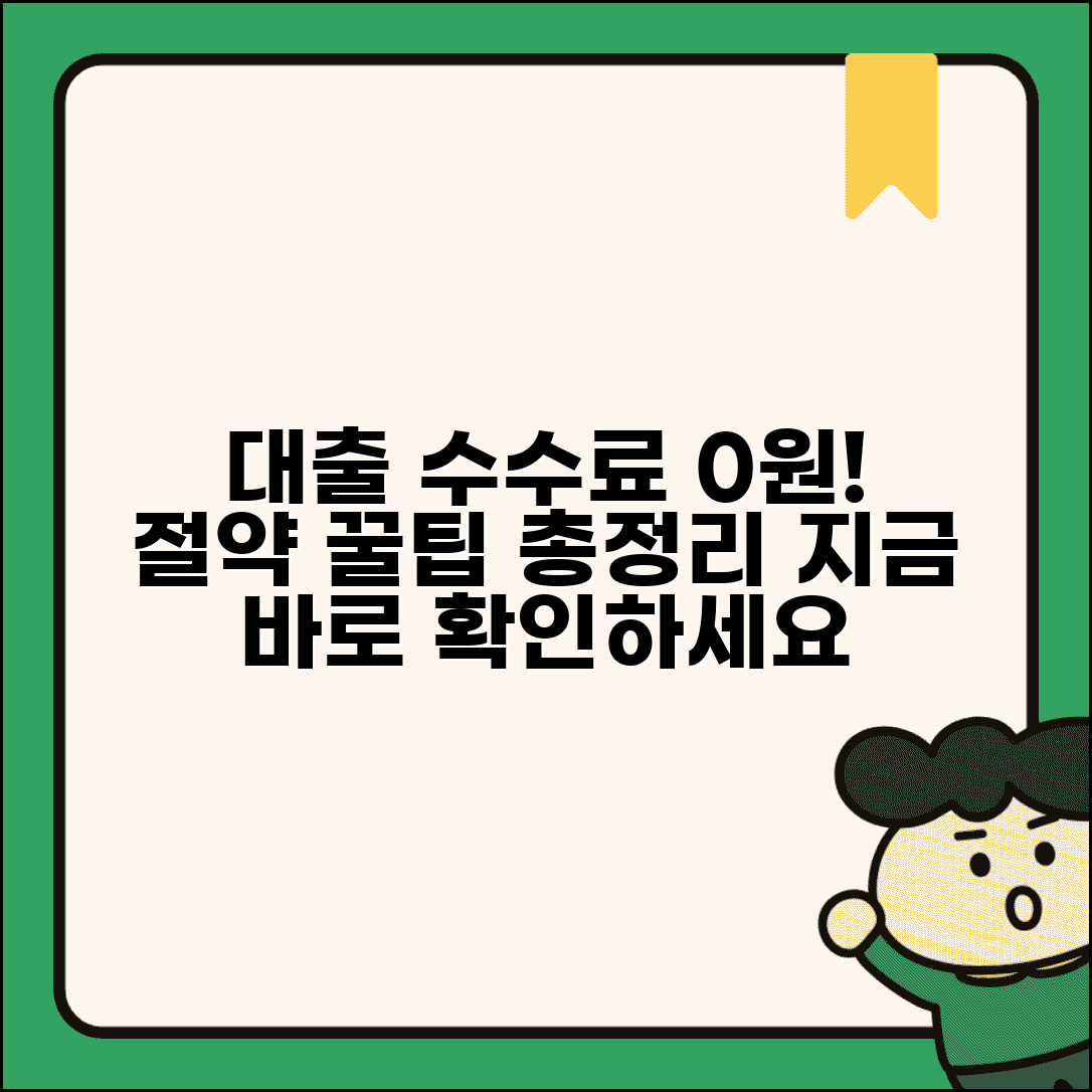대출 중도상환수수료 절약하는 법 | 수수료 없는 시기, 조건 및 절차 총정리