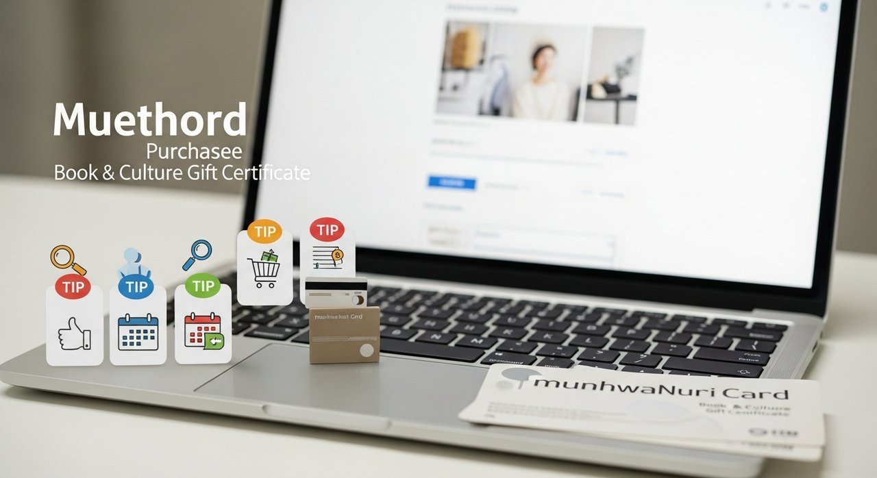 문화누리카드 도서문화상품권 온라인 구매하는 방법, 5가지 꿀팁 대공개