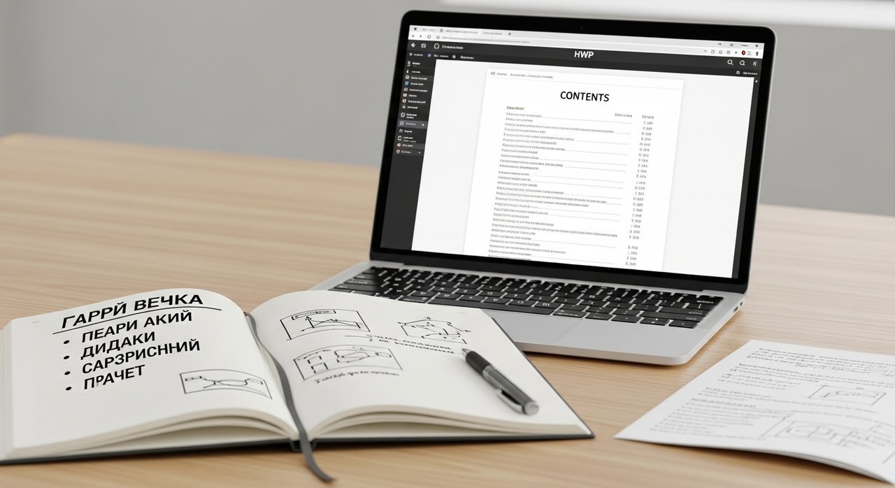 HWP 목차 자동생성, 스타일 활용 4가지 팁 (+계층, 업데이트, 링크)