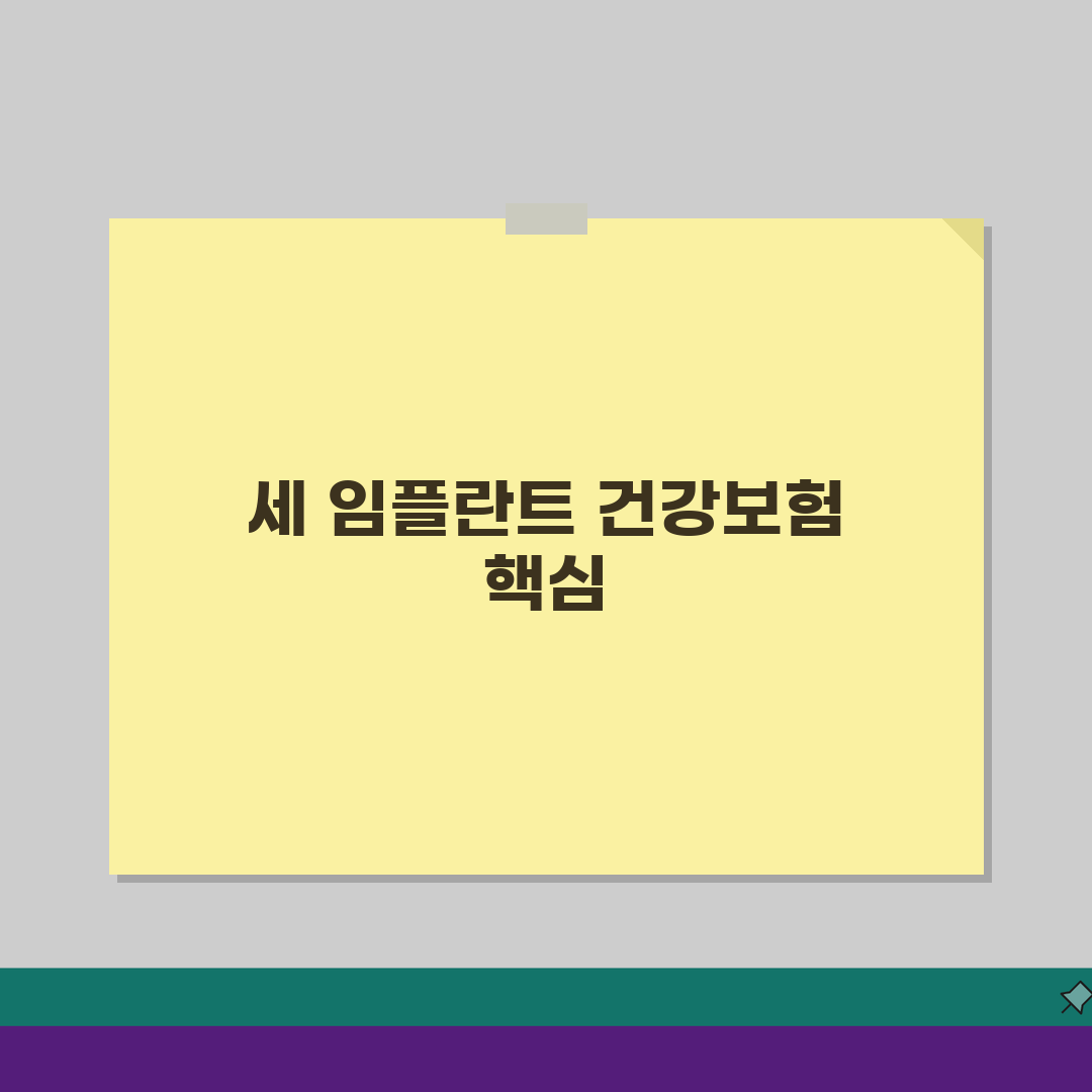 65세 임플란트 건강보험 적용 | 본인부담금 및 신청 절차 완벽가이드: 5단계 핵심 총정리