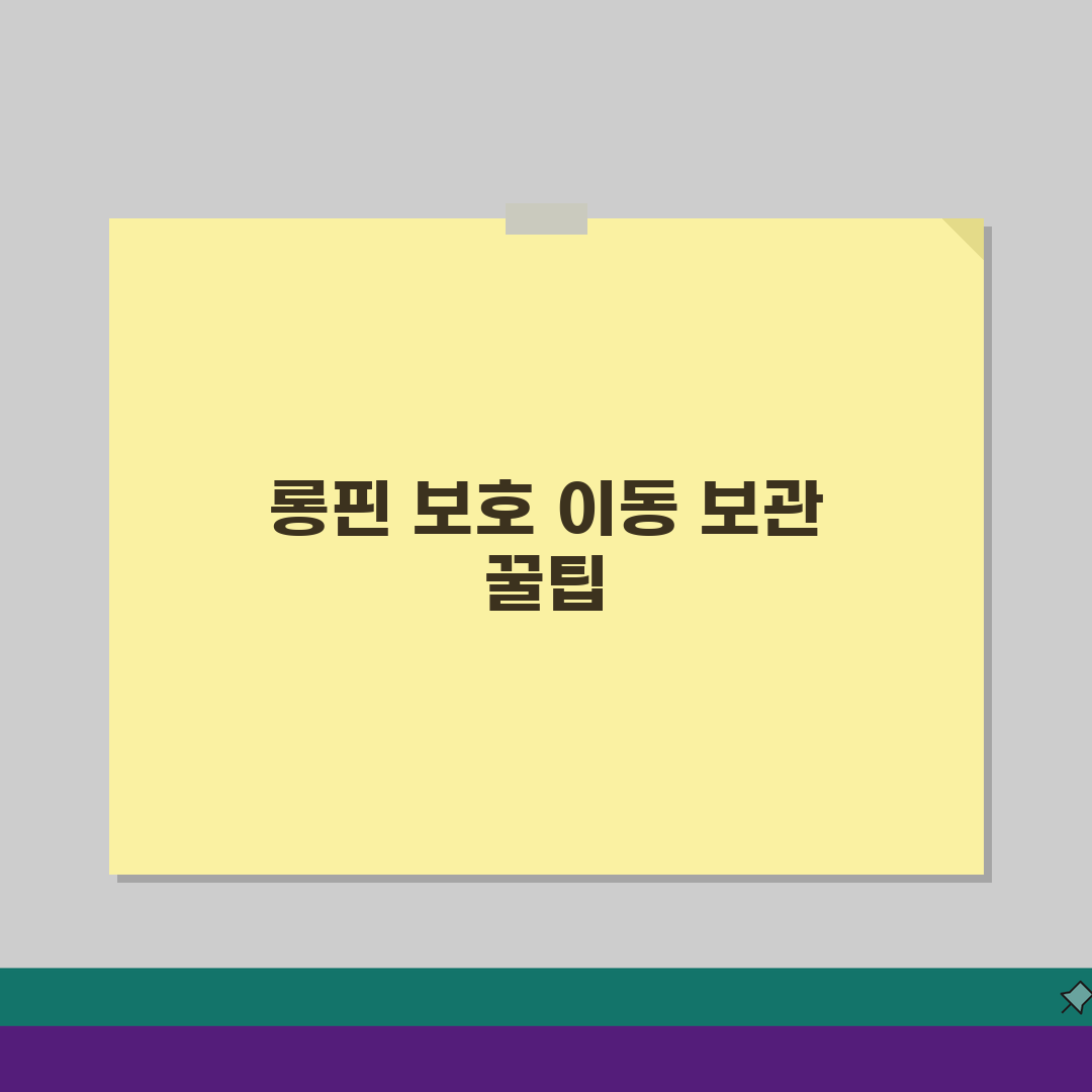 프리다이빙 롱핀 파손 예방하는 이동/보관 꿀팁 5가지