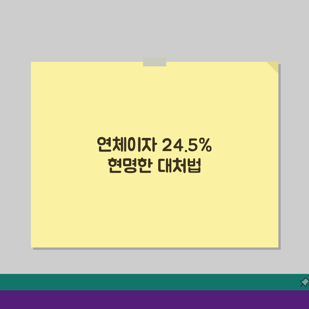 신용카드 연체이자 24.5% 부과되는 시점 확인, 언제부터일까?